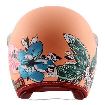 Axor Retro Jet Hawaii Women's Helmet Peach