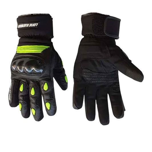 LONE RANGER DRYD WATERPROOF GLOVES BLACK NEON GREEN