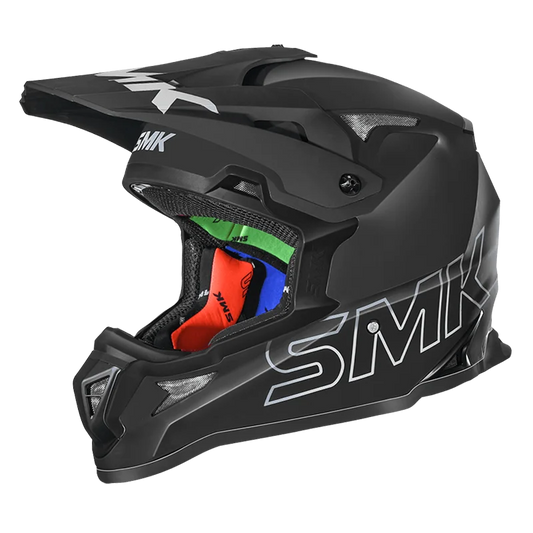 SMK Allterra Solid Black Matt (MA260) Helmet