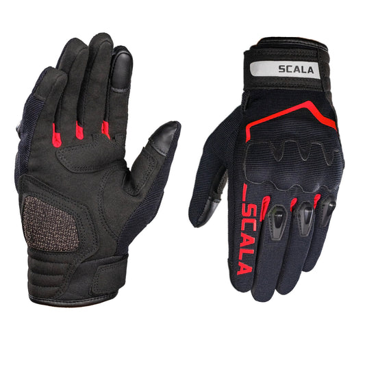 Scala Atlas Gloves Black Red