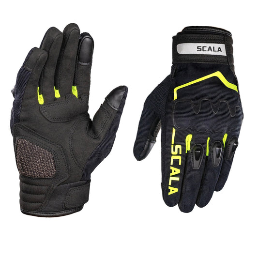 Scala Atlas Gloves Black Hi-Viz