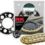 RK BRASS CHAIN KIT FOR ROYAL ENFIELD HIMALAYAN 411