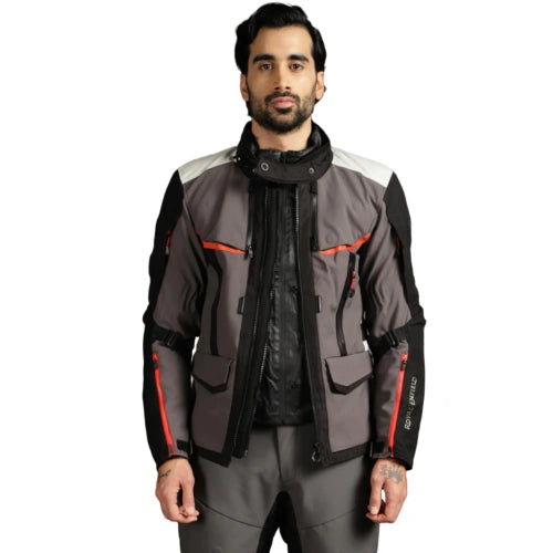 Royal Enfield X Revit Men Darcha Pro Black Riding Jacket - LIMITED EDITION