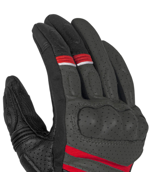 AIR GT SP GLOVES - Grey Red