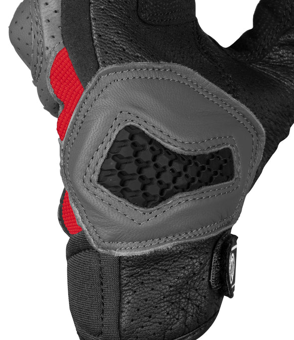 AIR GT SP GLOVES - Grey Red