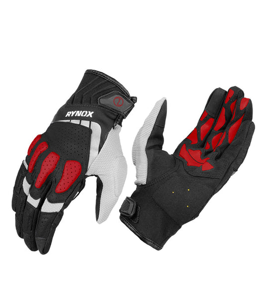 RIDGE PRO OFFROAD GLOVES - Black Red