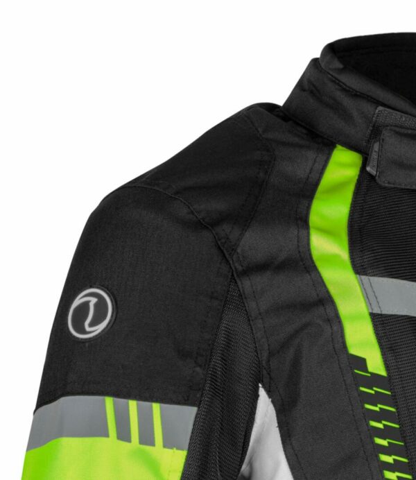 RYNOX TORNADO PRO 4 JACKET - Black HI Viz Green