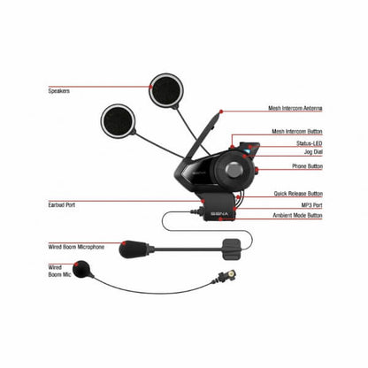 SENA 30K MOTORCYCLE BLUETOOTH COMMUNICATION SYSTEM DUAL PACK