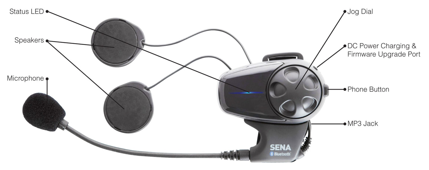 Sena SMH10 Bluetooth Stereo Headset and Intercom