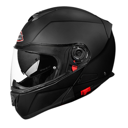 SMK Glide Unicolour Matt Black Helmet – MA200