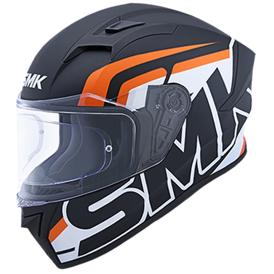 SMK Stellar Sports Stage Gloss Black White Orange (GL217)