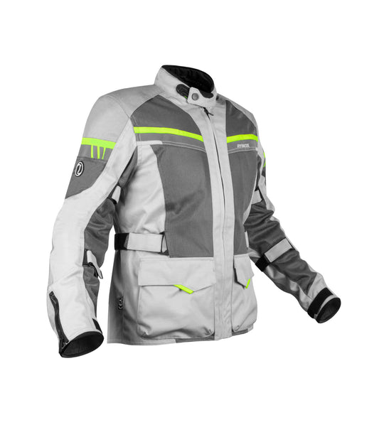 RYNOX STEALTH AIR PRO JACKET - Grey Hi Viz Green