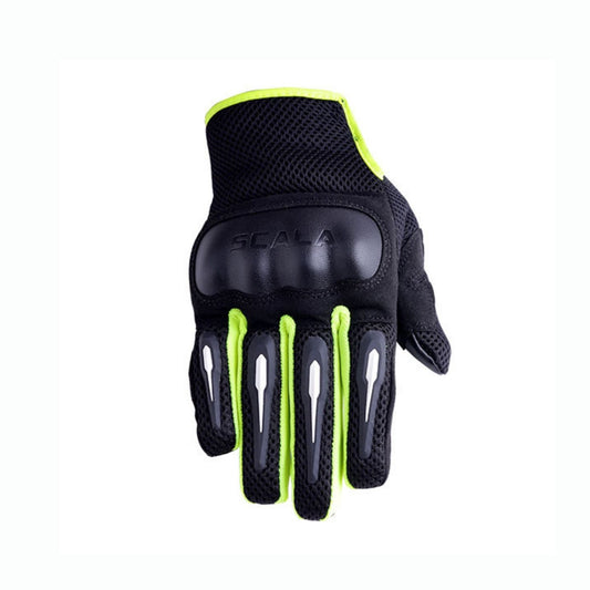 Scala Air Gloves Black Hi-Viz