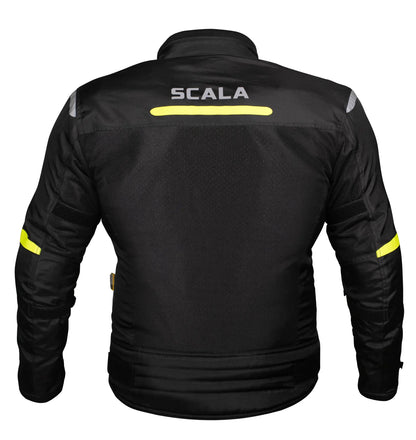 SCALA BLAZE JACKET - Black Hi Viz Yellow