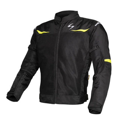 SCALA BLAZE JACKET - Black Hi Viz Yellow