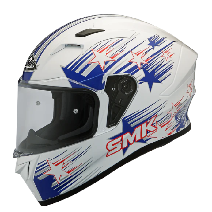 SMK Stellar Rain Star Gloss White Blue (GL153)