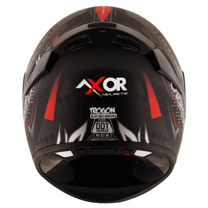 Axor Rage Trogon Helmet Dull Black Red