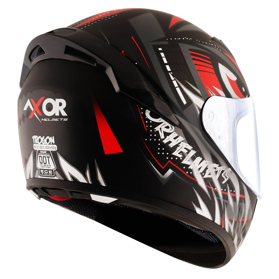 Axor Rage Trogon Helmet Dull Black Red