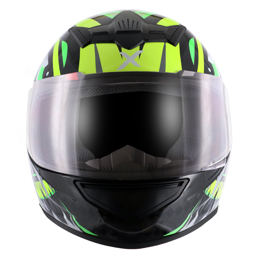 Axor Rage Trogon Helmet Black Neon Yellow