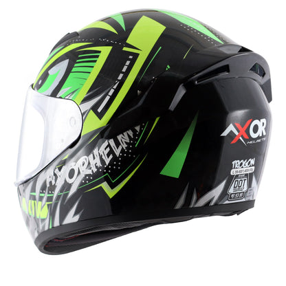 Axor Rage Trogon Helmet Black Neon Yellow