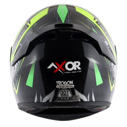 Axor Rage Trogon Helmet Black Neon Yellow