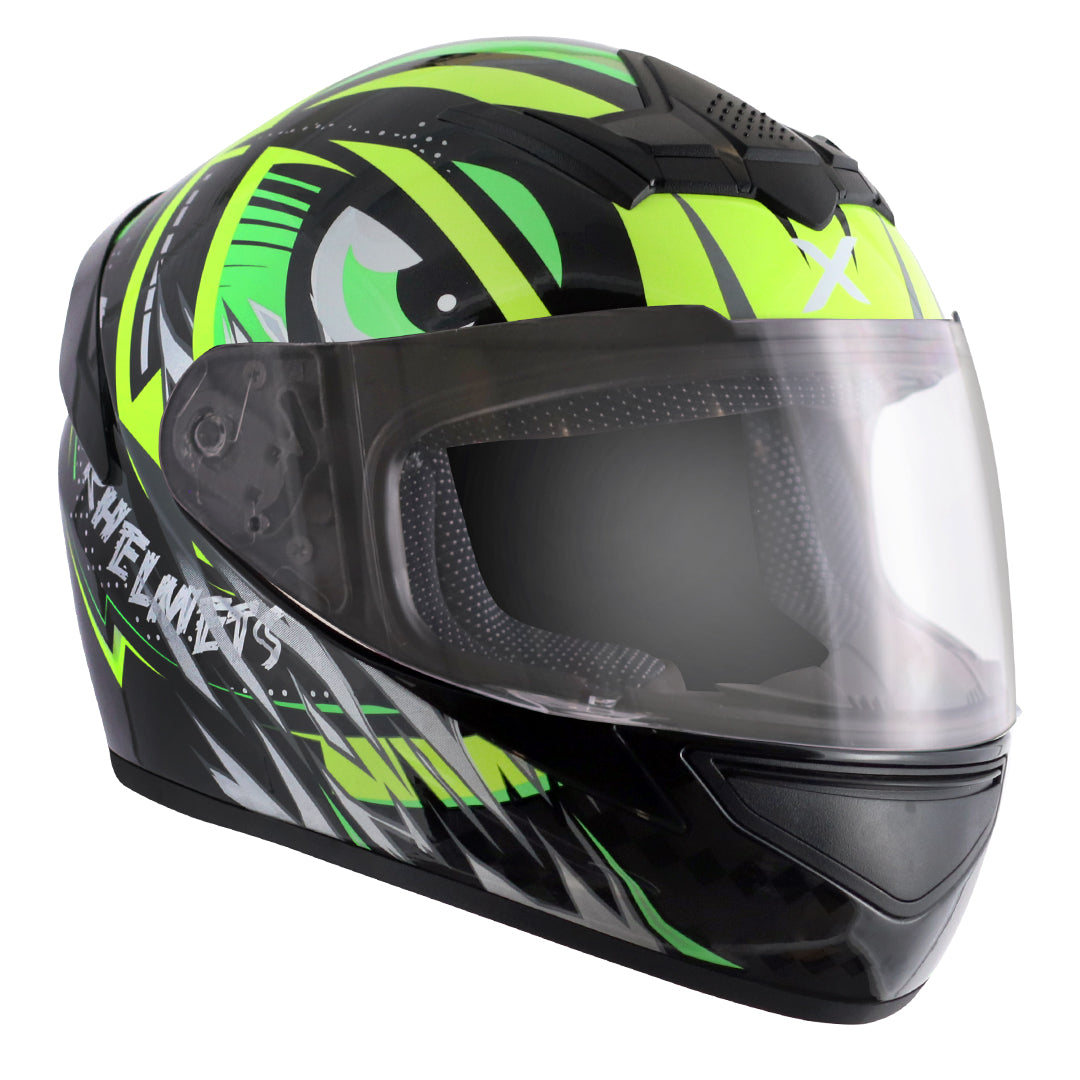 Axor Rage Trogon Helmet Black Neon Yellow