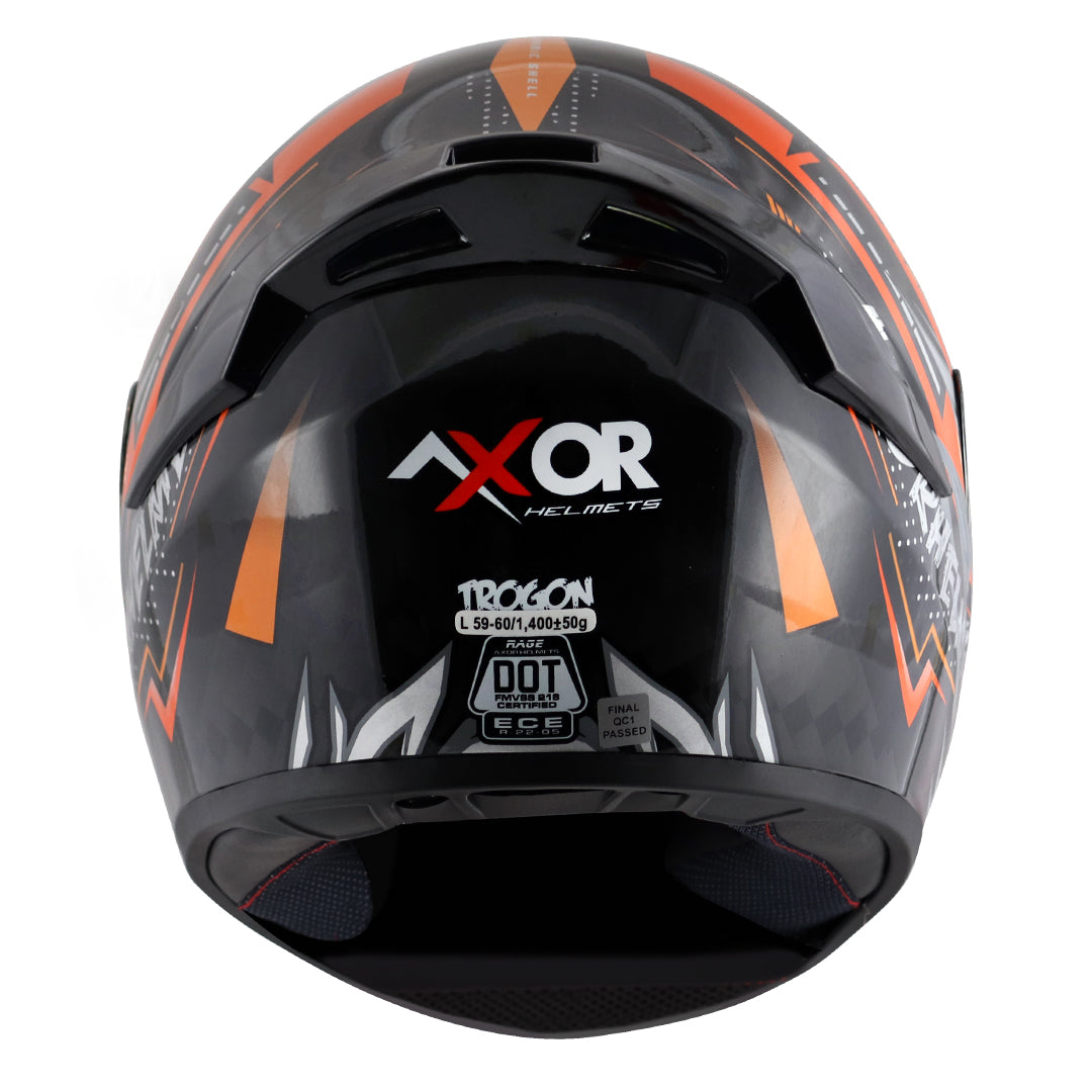 Axor Rage Trogon Helmet Black Orange