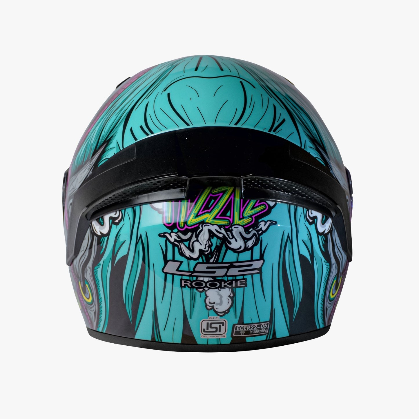 LS2 FF352 ROOKIE FIZZLE BLACK MINT