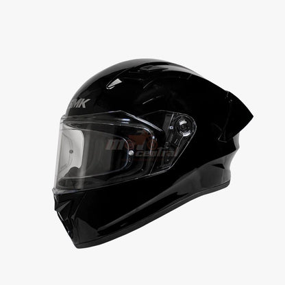 SMK Stellar Sports Gloss Solid Black (GL200) Helmet