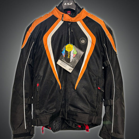 RYNOX KNOX TORNADO PRO JACKET - Black Orange