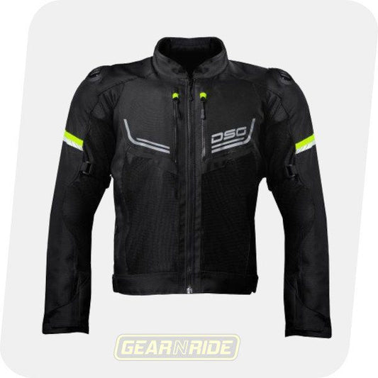 DSG AIRE RIDING JACKET - Black Yellow