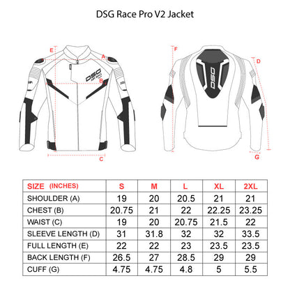 DSG RACE PRO V2 RIDING JACKET