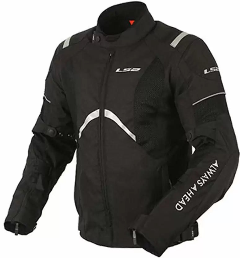 LS2 TEIDE MEN BLACK REFLECTOR JACKET L1