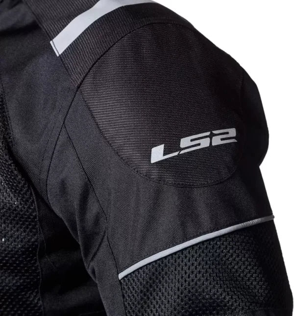 LS2 TEIDE MEN BLACK REFLECTOR JACKET L1