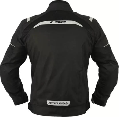 LS2 TEIDE MEN BLACK REFLECTOR JACKET L1