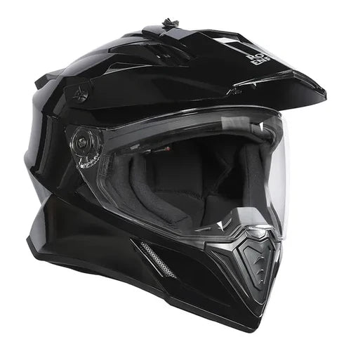 ROYAL ENFIELD OFF ROADING DUAL SPORT HELMET - GLOSS BLACK