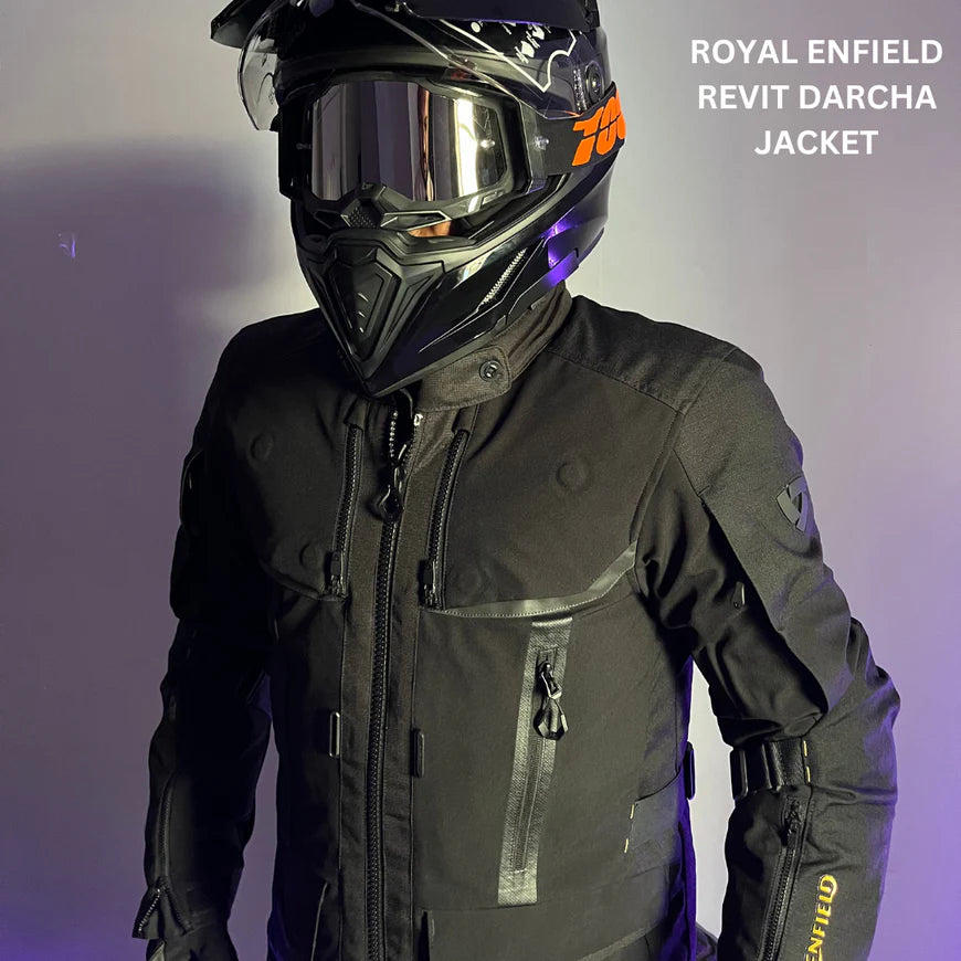 Royal Enfield X Revit Men Darcha Pro Black Riding Jacket - LIMITED EDITION