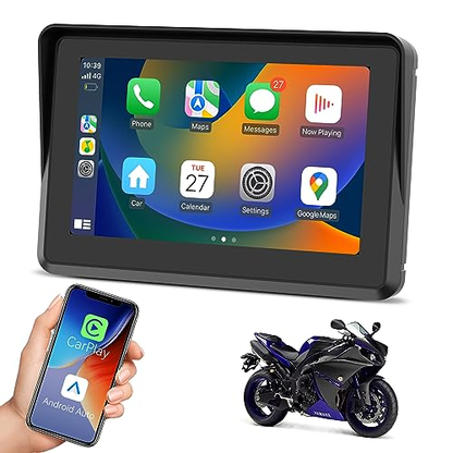 Universal LBC S3L IP67 Waterproof 5 Inch Touch Screen Motorcycle Android Auto/Carplay Device