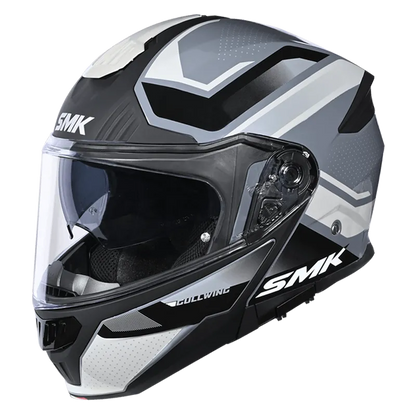 SMK Gullwing Supertour Grey Gloss (GL661) Helmet