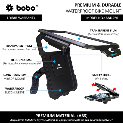 BOBO BM10M - Waterproof Mirror (No Charger)