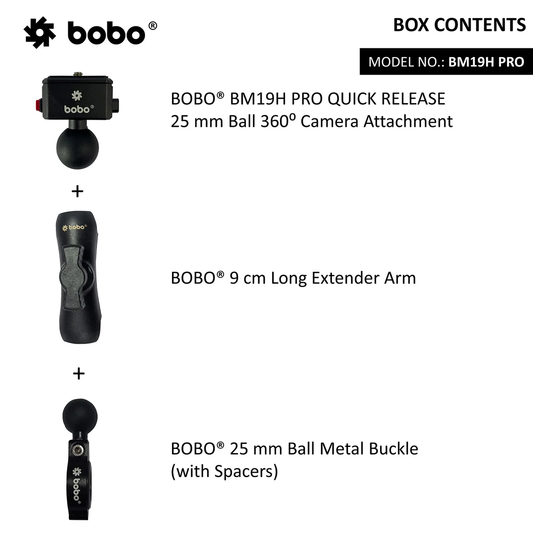 BOBO BM19H PRO - 360 Degree Camera Mount