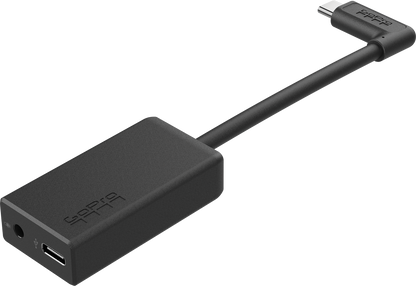 Go Pro 3.5 mm USB-C Power Mic Adapter (Black)