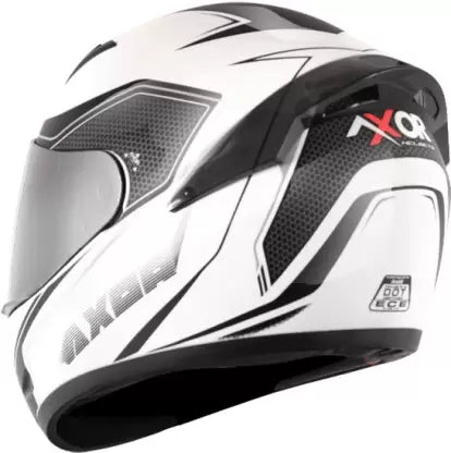 Axor Rage Ecco White Black Helmet