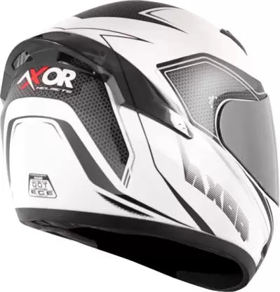 Axor Rage Ecco White Black Helmet