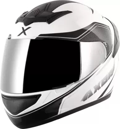 Axor Rage Ecco White Black Helmet