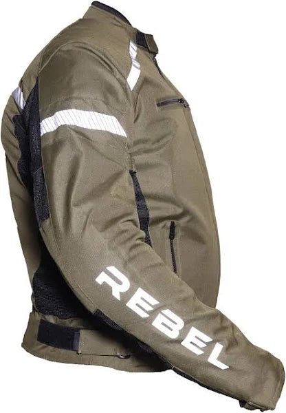 Lone Ranger Rebel Biker Jacket Olive