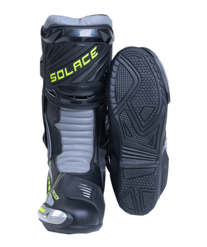 SOLACE SPEED TECH BOOTS V2 - Black/Neon