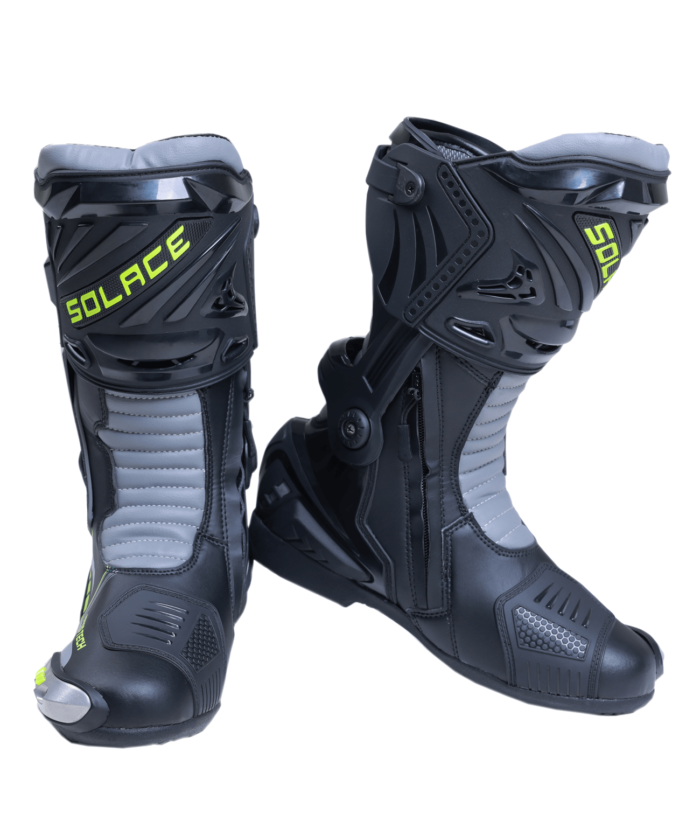 SOLACE SPEED TECH BOOTS V2 - Black/Neon