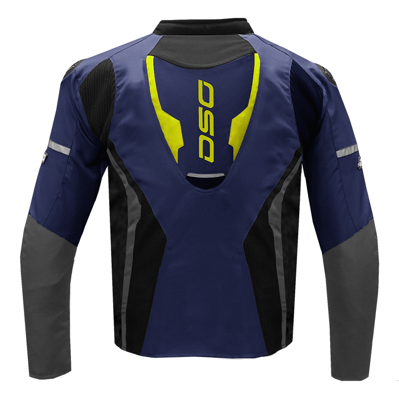 DSG APEX AIR-FLOW RIDING JACKET - Black Blue Yellow