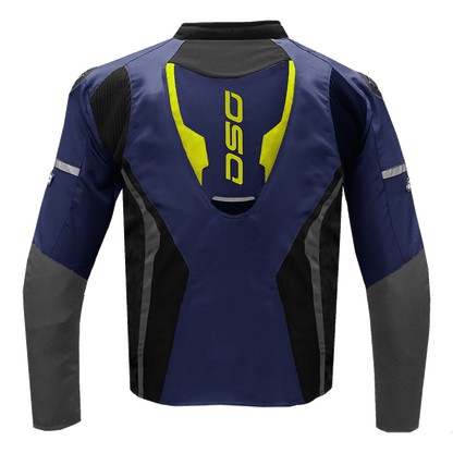 DSG APEX AIR-FLOW RIDING JACKET - Black Blue Yellow